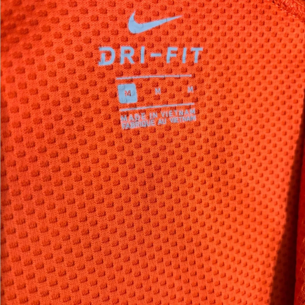 Nike Syracuse University Dri-Fit 1/4 zip orange men’s medium long sleeve